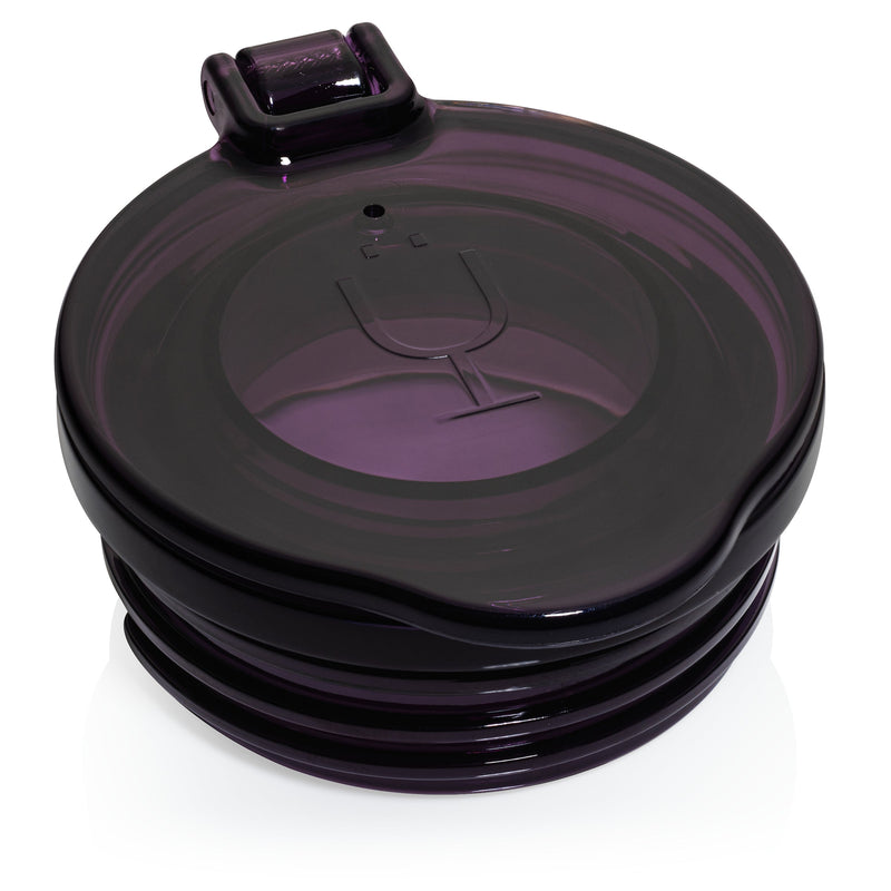 Champagne Flute Replacement Lids | (Clear, Purple & Black) - Clean Replacement