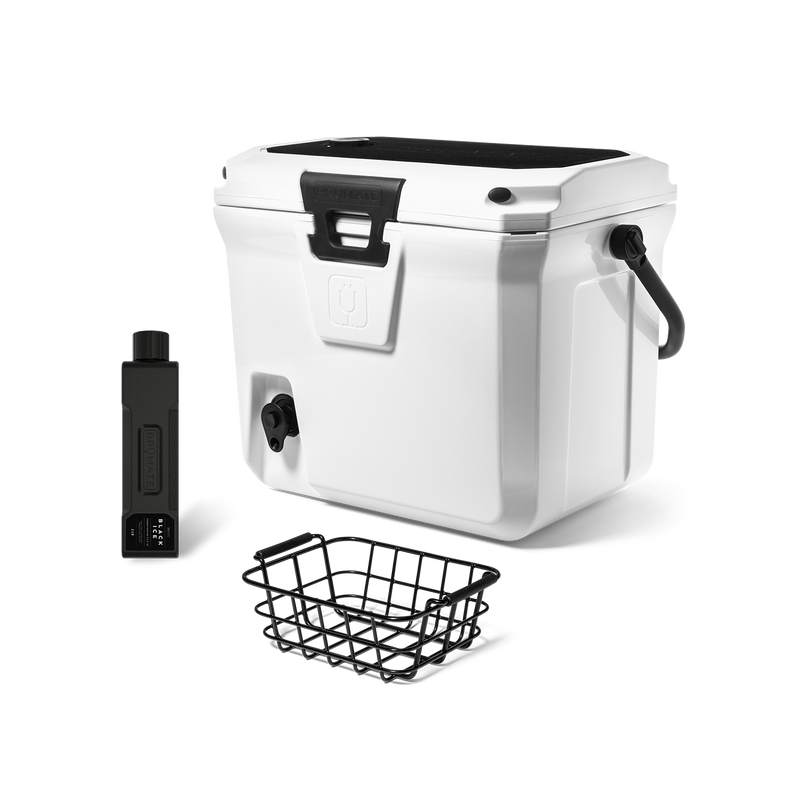 Br Tank 20-Quart Grab + Go Cooler Bundle | Ice White - Original Ready-Set