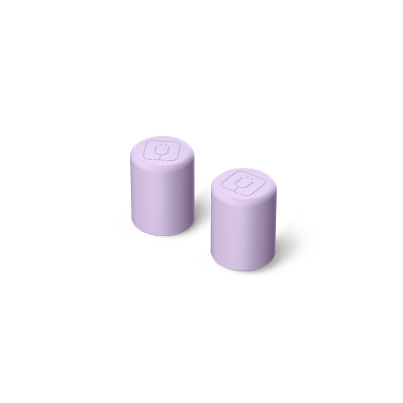 Magnetic Straw Cover | Lavender | 2-Pack - Clean Essential