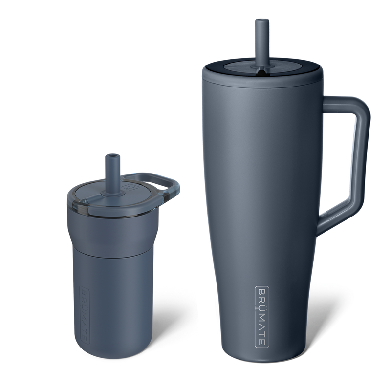 Mini + Me Bundle | Nightfall Blue | 40/12oz - Grab-and-Go Daily-Start
