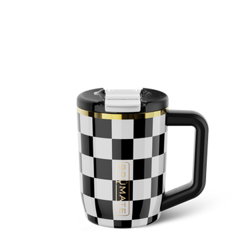 Muv 15oz | Black & White Checker - Durable Hydration
