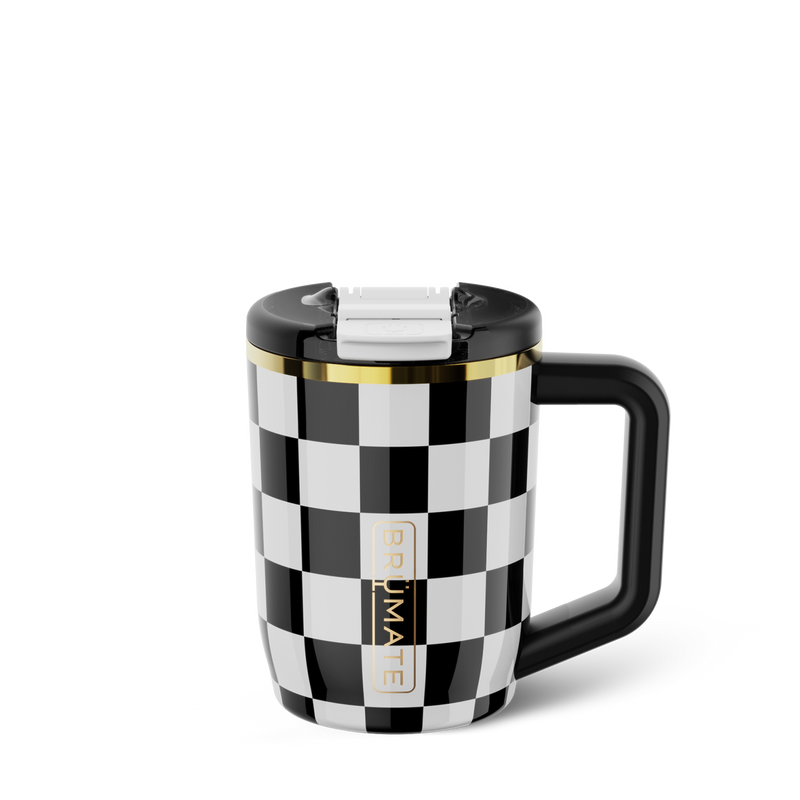 Muv 15oz | Black & White Checker - Durable Hydration