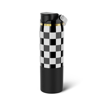Rise 25oz | Black & White Checker - Reliable Wine-Sip