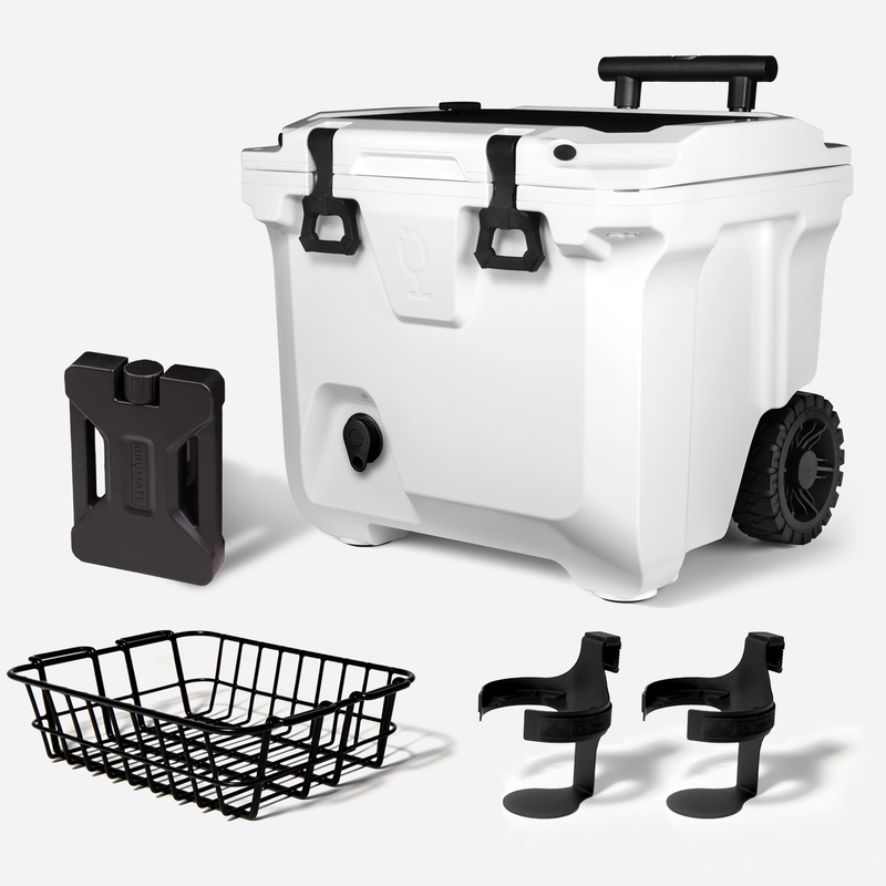 Br Tank 35-Quart Ultimate Day Trip Cooler Bundle | Ice White - Essential Ready-Set