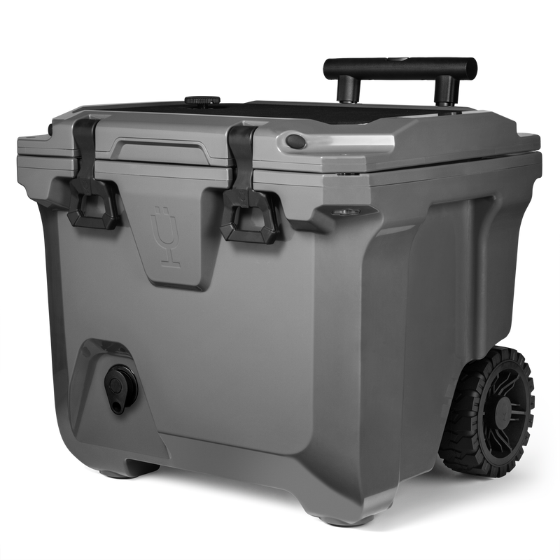 Br Tank 35-Quart Rolling Cooler | Charcoal - Clean Weekend