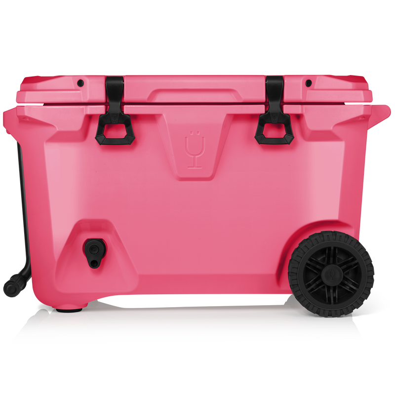 Br Tank 55-Quart Rolling Cooler | Neon Pink - Original Roadtrip