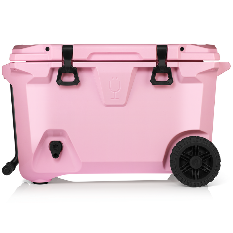 Br Tank 55-Quart Rolling Cooler | Blush - Portable Pack