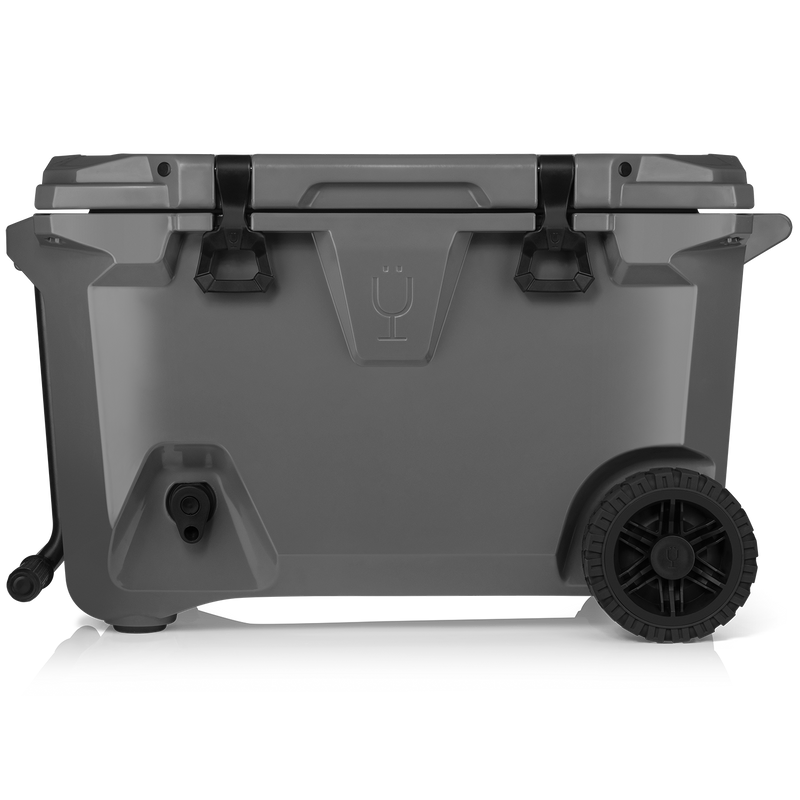 Br Tank 55-Quart Rolling Cooler | Charcoal - Favorite Chill