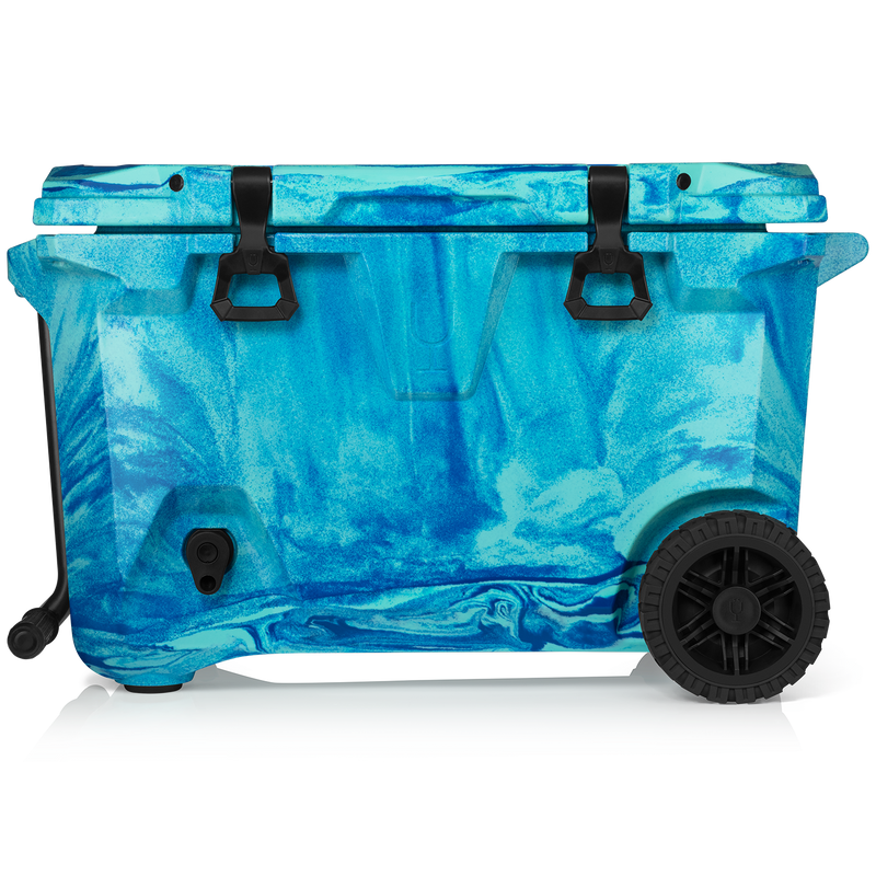 Br Tank 55-Quart Rolling Cooler | Ocean Swirl - Signature Roadtrip